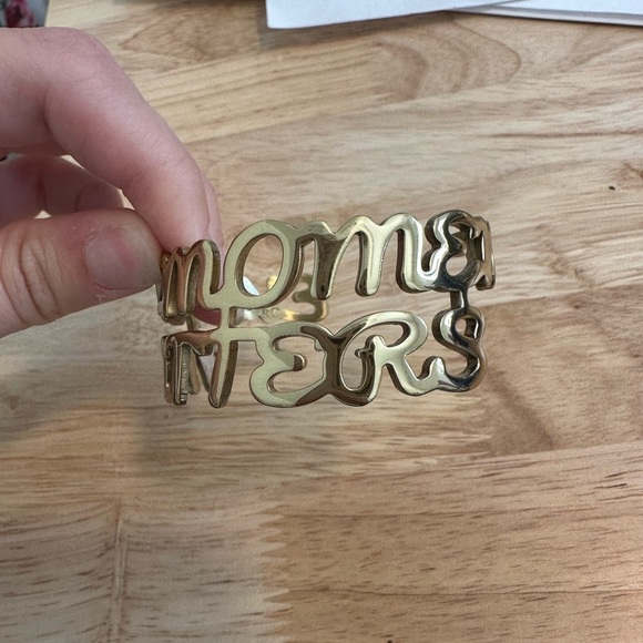 Rustic cuff every moment matters 1” cuff in gold - Picture 3 of 6